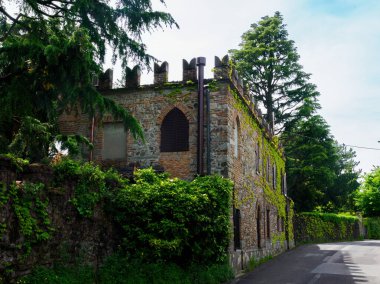 Vergo Zoccorino 'nun tarihi binası, Monza Brianza ili, Lombardy, İtalya