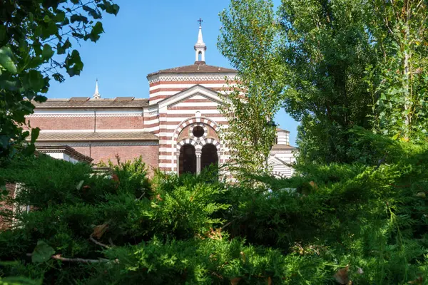 Cimitero Monumentale olarak bilinen tarihi mezarlık, Milan, Lombardy, İtalya