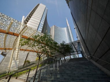 Porta Nuova, Milan, Lombardy, İtalya 'daki modern binalar