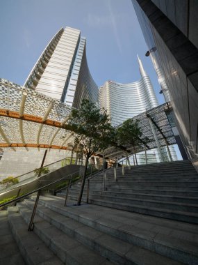 Porta Nuova, Milan, Lombardy, İtalya 'daki modern binalar