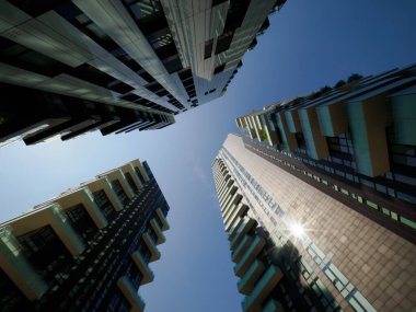 Porta Nuova, Milan, Lombardy, İtalya 'daki modern binalar