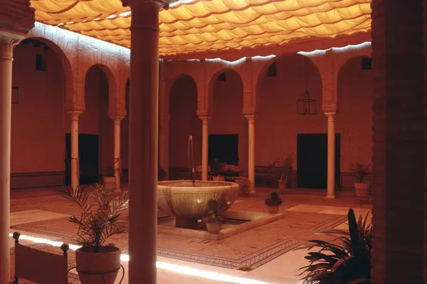 stock image Historic patio in Carmona, Andalucia region, Spain