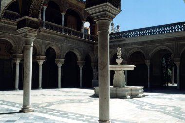 Sevilla, Endülüs Bölgesi, İspanya 'da Tarihi Casa de los Pilates