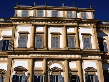 Monza, Brianza, Lombardy, İtalya 'da Tarihi Villa Reale