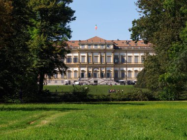 Monza, Brianza, Lombardy, İtalya 'da Tarihi Villa Reale