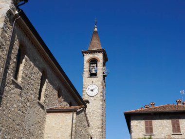 Monte di Rovagnate 'deki Sant Ambrogio al Monte Kilisesi, Lecco ili, Brianza, Lombardy, İtalya