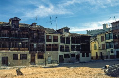 Penafiel, Castilla y Leon, İspanya: Plaza del Coso, kasabanın ana meydanı