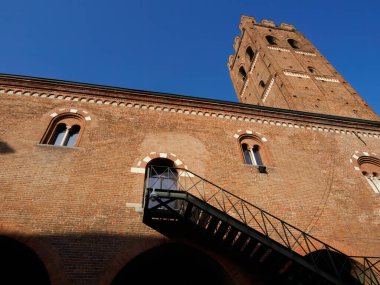 Monza, Brianza, Lombardy, İtalya 'daki İtalya üzerinden tarihi binalar: Arengario