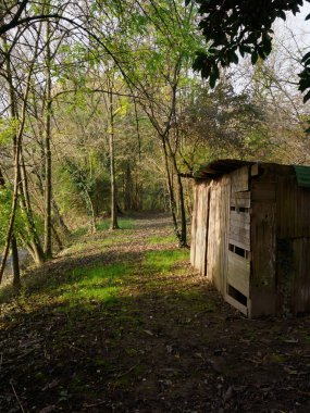Mulini Asciutti, Monza parkındaki tarihi su değirmeni, Brianza, Lombardy, İtalya