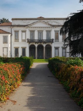 Villa Mirabello, Monza parkındaki tarihi bina, Brianza, Lombardy, İtalya