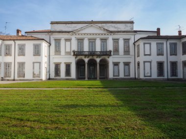 Villa Mirabello, Monza parkındaki tarihi bina, Brianza, Lombardy, İtalya