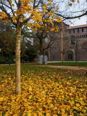 Castello Sforzesco, Milano 'da ortaçağ kalesi, Lombardiya, İtalya