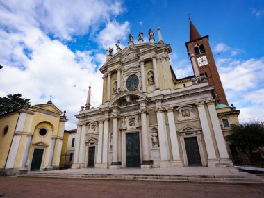 Tarihi San Giovanni Battista Kilisesi, Busto Arsizio Bazilikası, Varese Bölgesi, Lombardy, İtalya