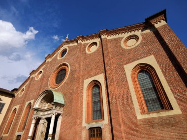 Santa Maria delle Grazie Kilisesi 'nin dışı Milano, Lombardy, İtalya