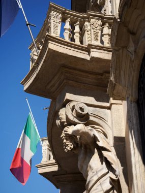 Litta Sarayı, Corso Magentain Milan, Lombardy, İtalya boyunca tarihi saray