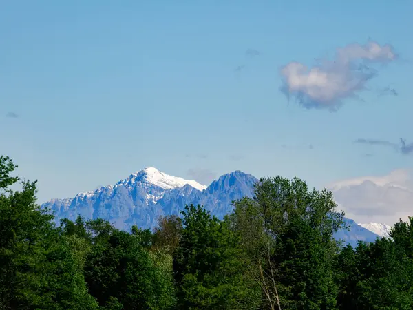 Nisan ayında Monza Parkı 'nın yolu, Brianza, Lombardy, İtalya