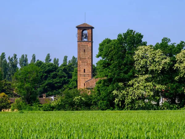 Mirazzano, Milan, Lombardy, İtalya, Santi Cosma e Damiano kilisesi