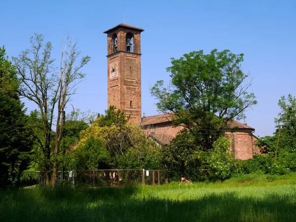 Mirazzano, Milan, Lombardy, İtalya, Santi Cosma e Damiano kilisesi