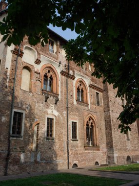 Ortaçağ Kalesi Abbiategrasso, Milano ili, Lombardy, İtalya