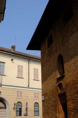 Abbiategrasso, Milan, Lombardy, İtalya 'daki Angelo Teotti üzerinden tarihi binalar