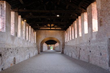 Vigevano, Pavia ili, Lombardiya, İtalya: Strada Coperta, Ortaçağ 'a ait sokak