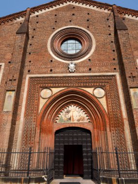 Ortaçağ San Lorenzo Kilisesi, Mortara Katedrali, Pavia, Lombardy, İtalya