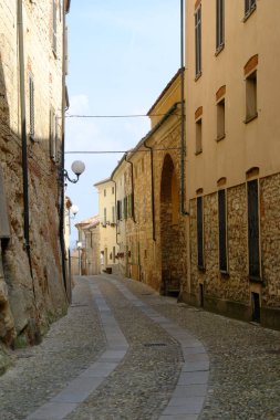 Cella Monte, Monferrato 'nun tarihi köyü, Alessandria ili, Piedmont, İtalya