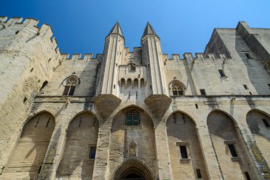 Avignon (Vaucluse, Provence-Alpes-Cote d'Azur, Fransa): Papa Ortaçağ Sarayı