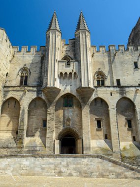 Avignon (Vaucluse, Provence-Alpes-Cote d'Azur, Fransa): Papa Ortaçağ Sarayı