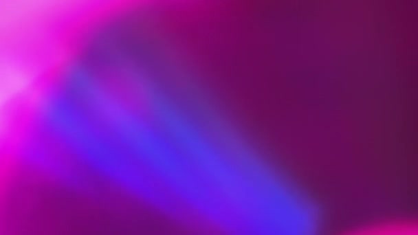 摘要背景 全息运动 奥罗拉艺术 彩色霓虹灯在创造性催眠照明艺术中的动态转换 — 图库视频影像