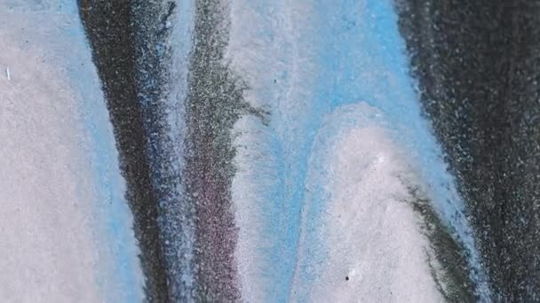 반짝이는 물방울 페인트 분리된 반짝이는 짜임새 추상적인 — 비디오