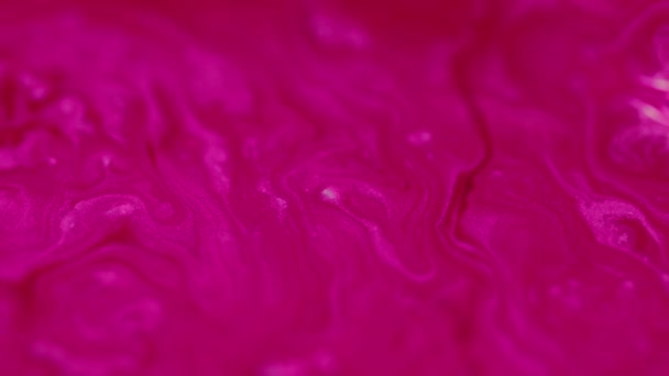 반짝이 페인트 반짝이는 초점화된 분홍색 자주색 반짝이는 짜임새 추상적인 — 비디오