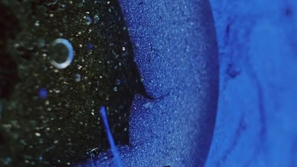 Contexte Abstrait Texture Fluide Huile Liquide Blot Tache Graisse Transparente — Video