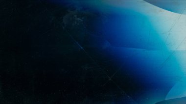 Kırık cam. Kırık doku. Hasarlı ekran. Koyu mavi illüstrasyon arkaplanındaki toz çizikleri sıkıntılı etkileri çatlattı..