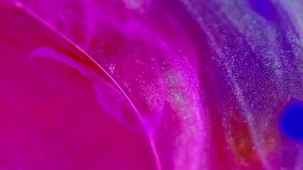 Fala Błyszczącej Mgły Neonowy Gradient Blur Fioletowy Niebieski Różowy Zielony — Wideo stockowe