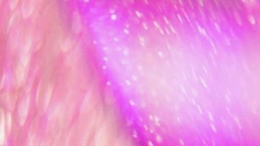 Dikey video. Soyut arkaplan. Parıltı parlıyor. Parti aydınlatması. Şenlikli spot ışıkları, bulanık bokeh efektli, altın rengi disko müzik kulübü dekorasyonu üzerinde hareket ediyor..