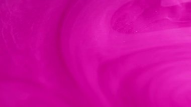 Pembe sis. Parıldayan sıvı. Odaklanmamış parlak pembe renkler parıldayan parçacıklar desen boya su girdabı soyut sanat arka planı.