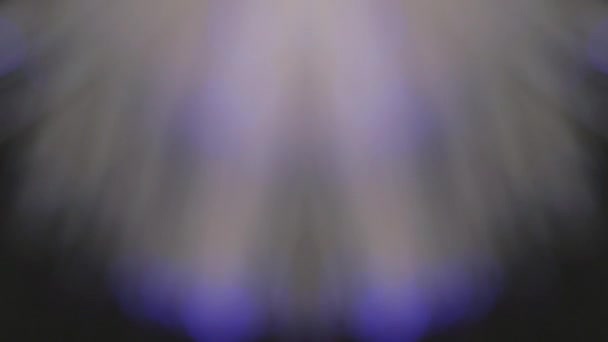 Rozproszony Blask Bokeh Światło Oświetlenie Sceny Blur Neon Zielony Niebieski — Wideo stockowe