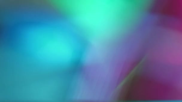 Fond Prismatique Réfraction Des Rayons Reflet Cristallin Éclairage Fluorescent Rose — Video