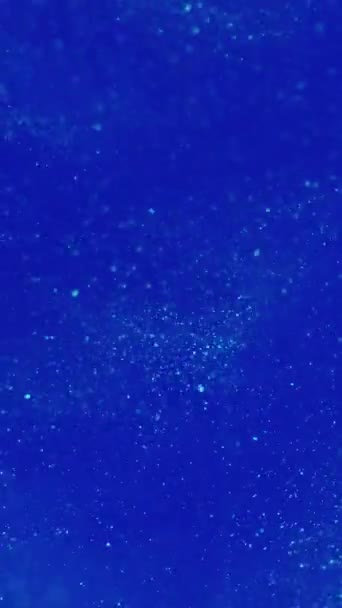Vidéo Verticale Fond Particules Des Paillettes Déconcentrées Débit Sous Marin — Video