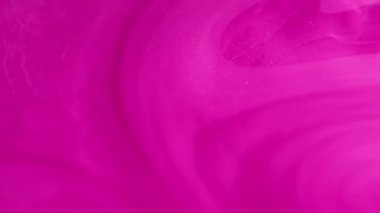 Pembe sis. Parıldayan sıvı. Odaklanmamış parlak pembe renkler parıldayan parçacıklar desen boya su girdabı soyut sanat arka planı.