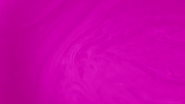 Неоновий Туман Потік Рожевого Чорнила Дефокусований Яскравий Колір Пурпурової Мокрої — стокове відео