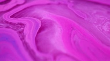 Mürekkep arkaplanı. Sıvı boya. Bulanık parlak pembe pembe boya soyut dökülme yüzey akışı akışkan karışım sanatında pürüzsüz hareket.