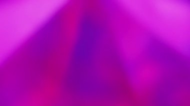 Bulanık neon ışık. Renkli ışınlar. Disko aydınlatması. Odaklanmamış parlak morumsu pembe mor turuncu parlak turuncu hareket geometrik üçgen şekil sanat soyut arkaplan.
