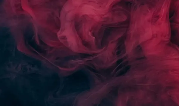 stock image Smoke swirl. Paint water blend. Defocused pink black color dust particles texture smog wave on dark abstract art background.