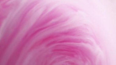 Yaratıcı fırıldak. Su karışımı boya. Pembe eflatun pastel ipek sarmal hava sisi akrilik sıvı mürekkep akrilik sanat arka planı.
