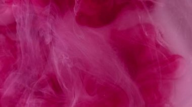 Parlak hareket. Parlak sisli arka plan. Buhar mürekkebi pembe sis sinekleri soyut parıltı tozlarını mistik parlak sis parçacıkları sanat akışını karıştırır.