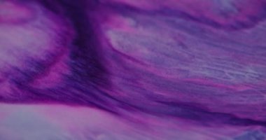 Violet taştı. Mor karışım. Işıl ışıl tozlu mat boya boya boya çözeltisi. Pembe ışıltılı diş minesi yumuşak renk değişimi..