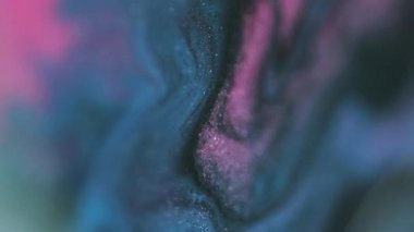 Bokeh parıldıyor. Sıvı dökülmesi. Odaklanmamış pembe siyah renk parıldayan doku katmanları dalga hareketi bokeh ışık soyut sanat arkaplanı.