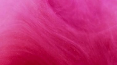 Soyut bulutlar. Mürekkep darbesi. Parlak pembe renkli dumandan arındırılmış duman akışı buhar sıvısı sanat arka planında hareket ediyor..